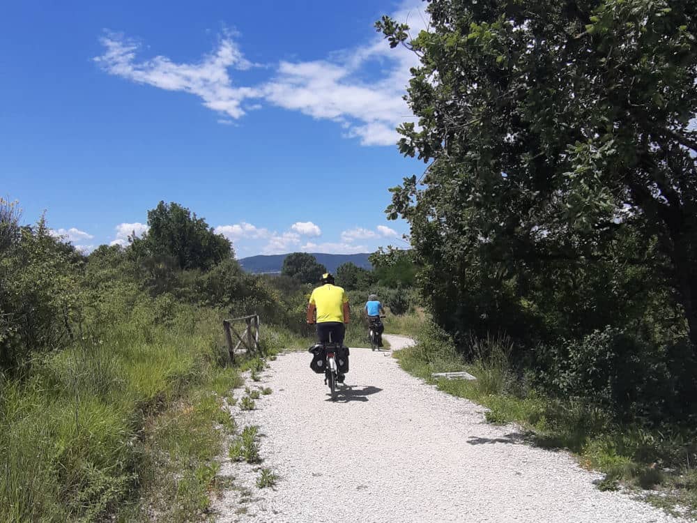 Cycling around Perugia and Lake Trasimeno, Umbria, Italy
